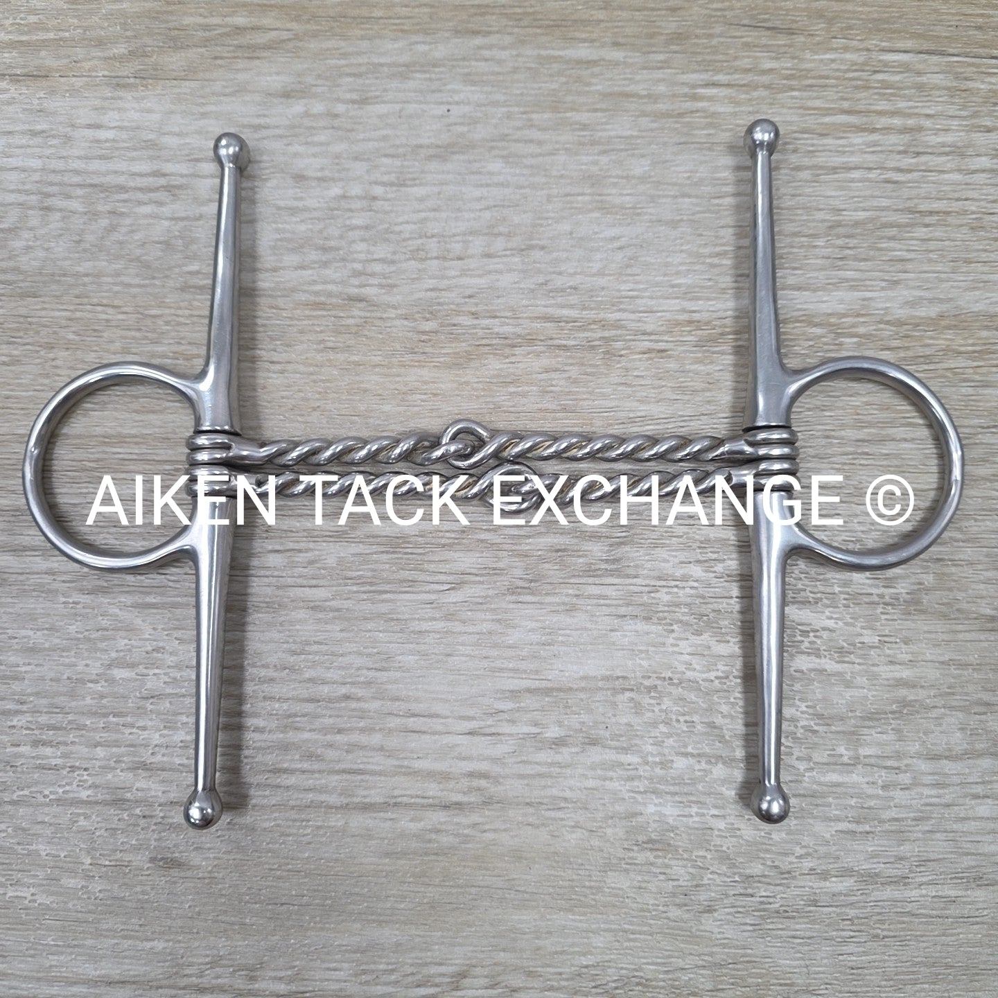 Full Cheek Double Twisted Wire Bit 5.25"