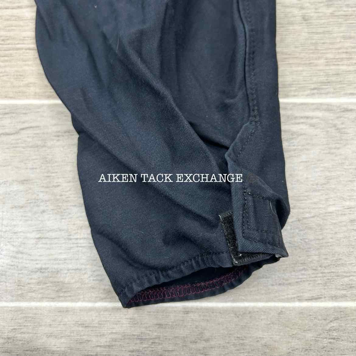 Elizabeth G Leather Extended Knee Patch Breeches, Size 34