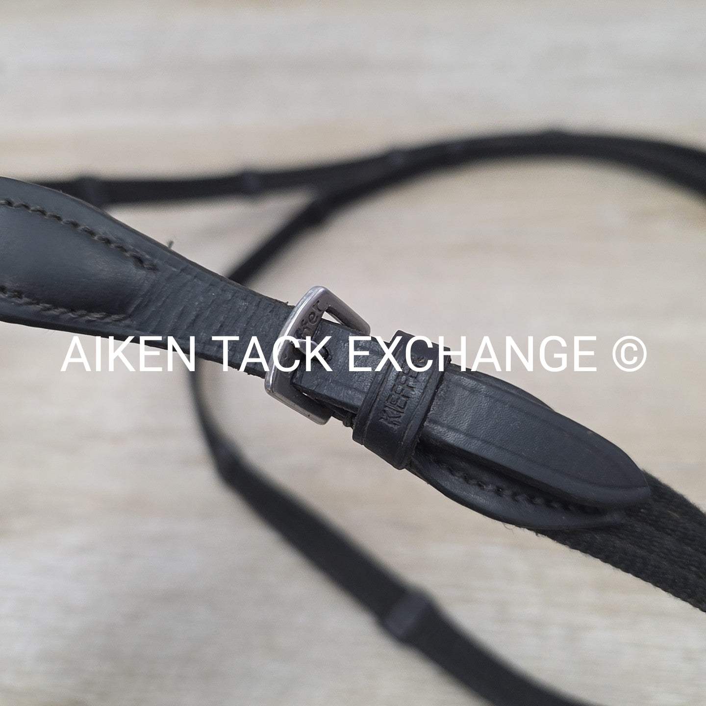 Kieffer Cotton Web Reins, Black, 60"