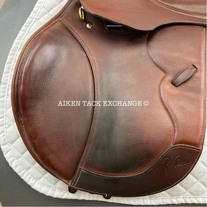 2019 Pessoa Gen-X3 Close Contact Jump Saddle, 17.5" Seat, Adjustable Tree - XCH Changeable Gullet, Foam Panels