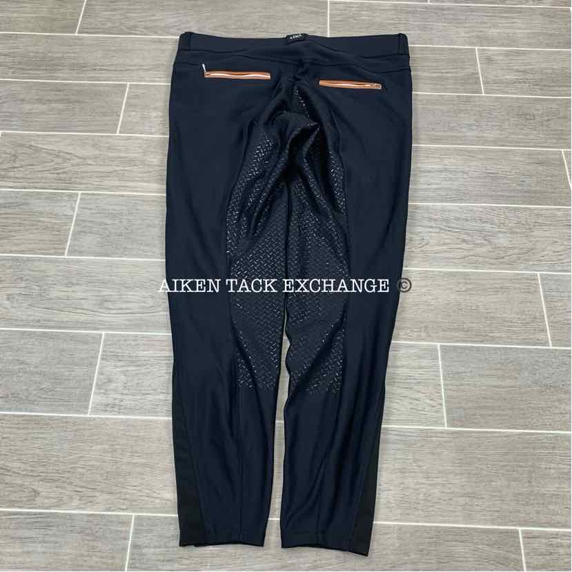 KL Select Gabrielle Silicone Full Seat Breeches, Size 34