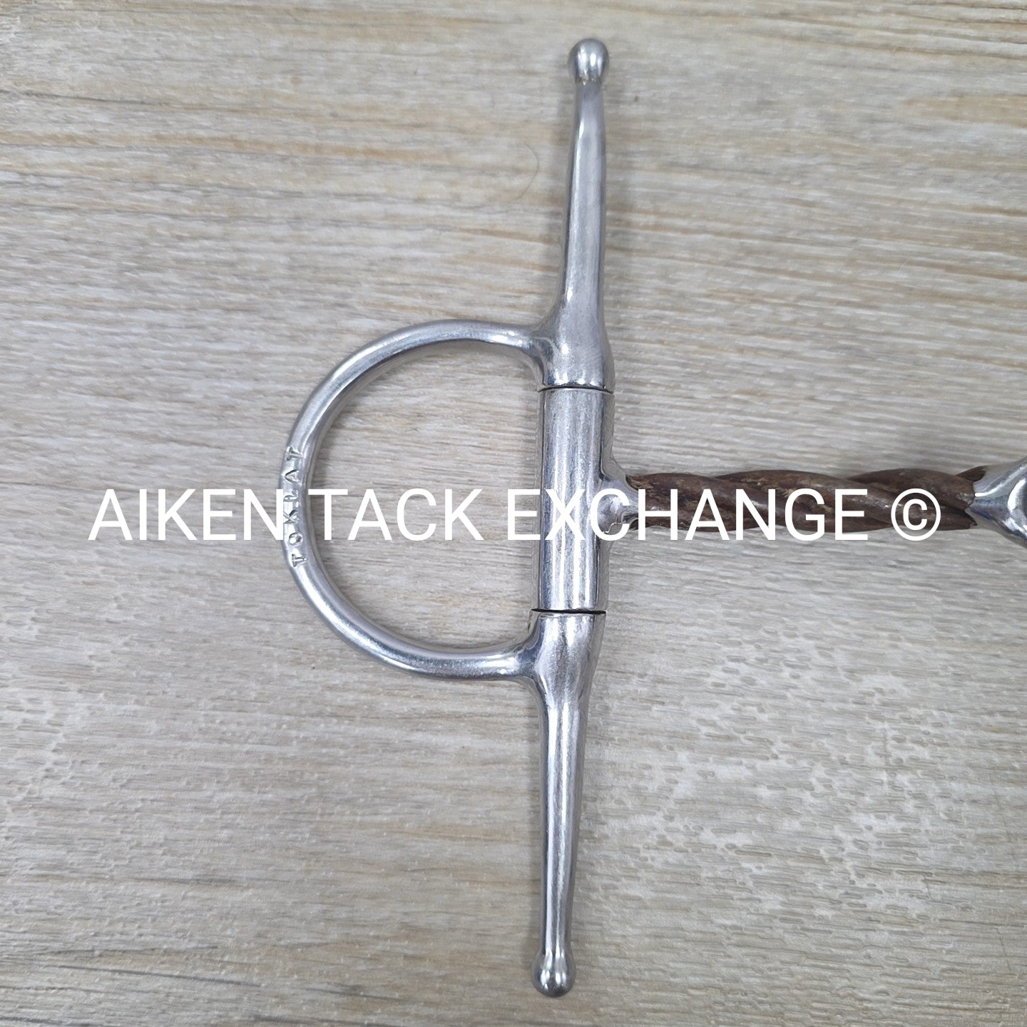 Myler Single Joint Copper Twisted Wire Full Cheek Bit 5"