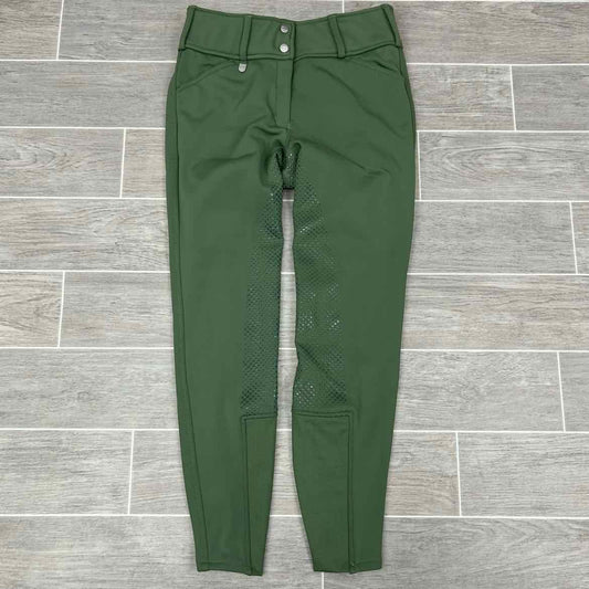 Horze Silicone Grip Full Seat Fleece Lined Winter Breeches, Size 28