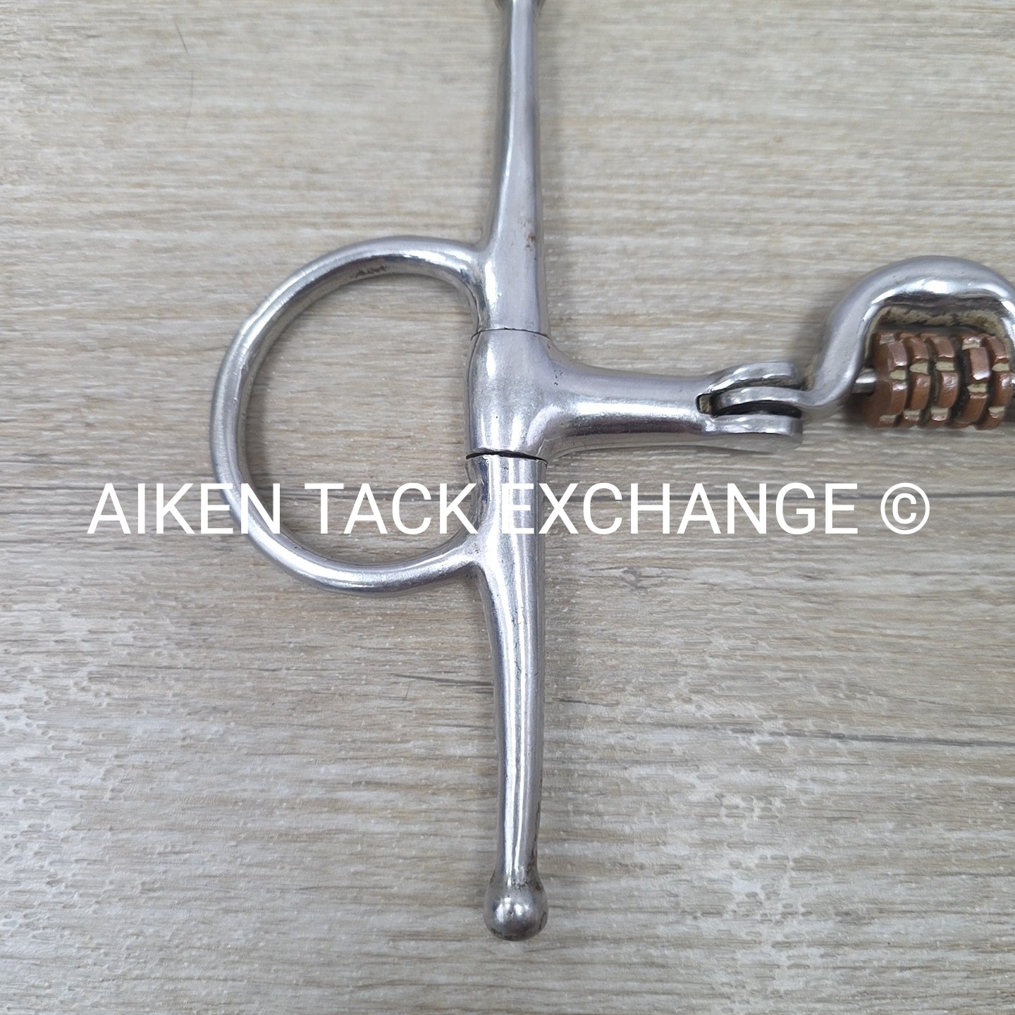 Full Cheek Double Hinged Ported Bit with Copper Links 5"