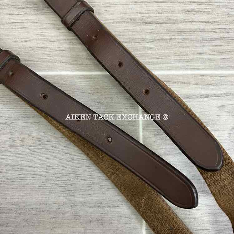 Ovation Elastic Flat Breastplate, Brown, Size Full