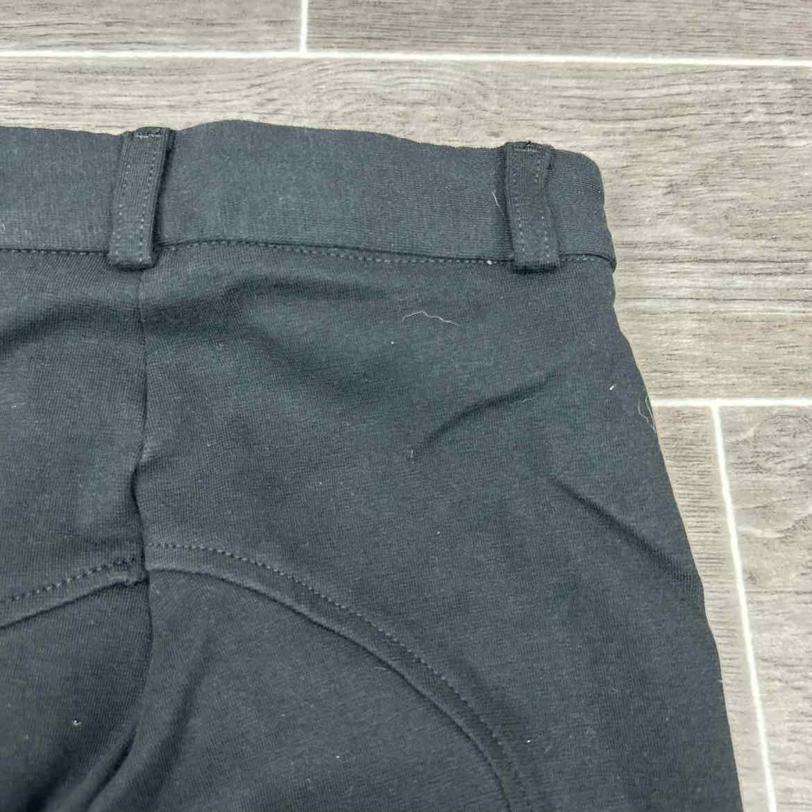 Eqituff Children's Knee Patch Breeches, Black, Size 8, Brand New