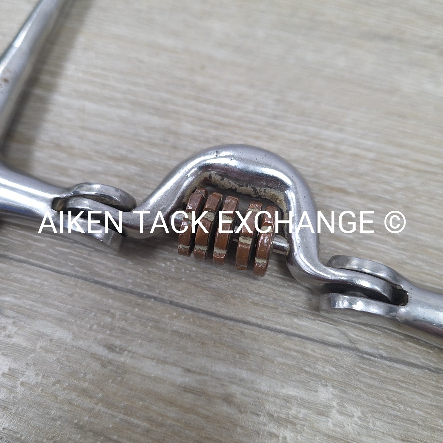 Full Cheek Double Hinged Ported Bit with Copper Links 5"