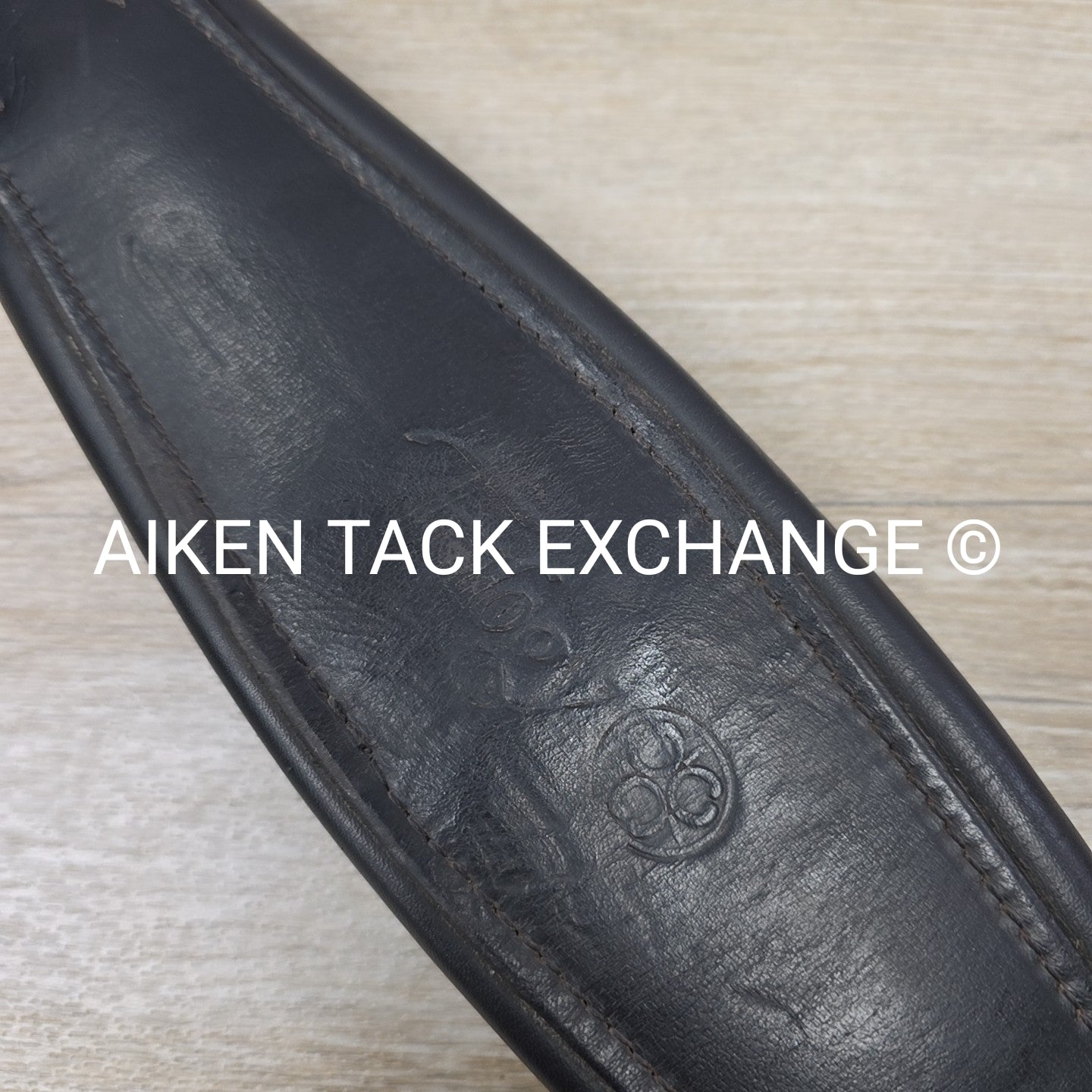 Trilogy Padded Leather Contour Girth, Black, 24"