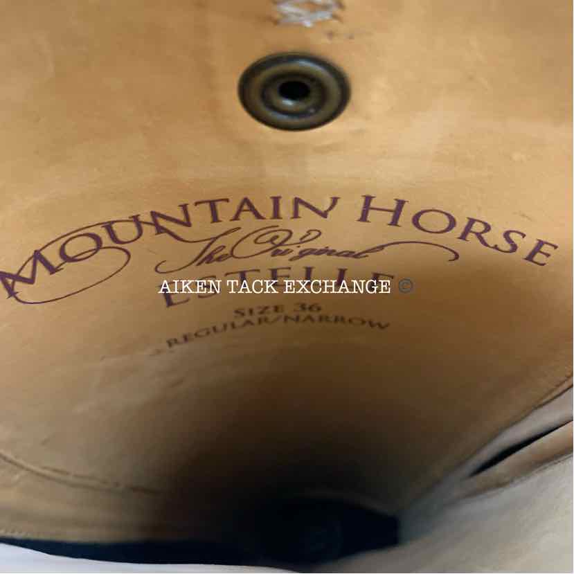 Mountain Horse Estelle Dressage Boots, Size 36 Regular Narrow
