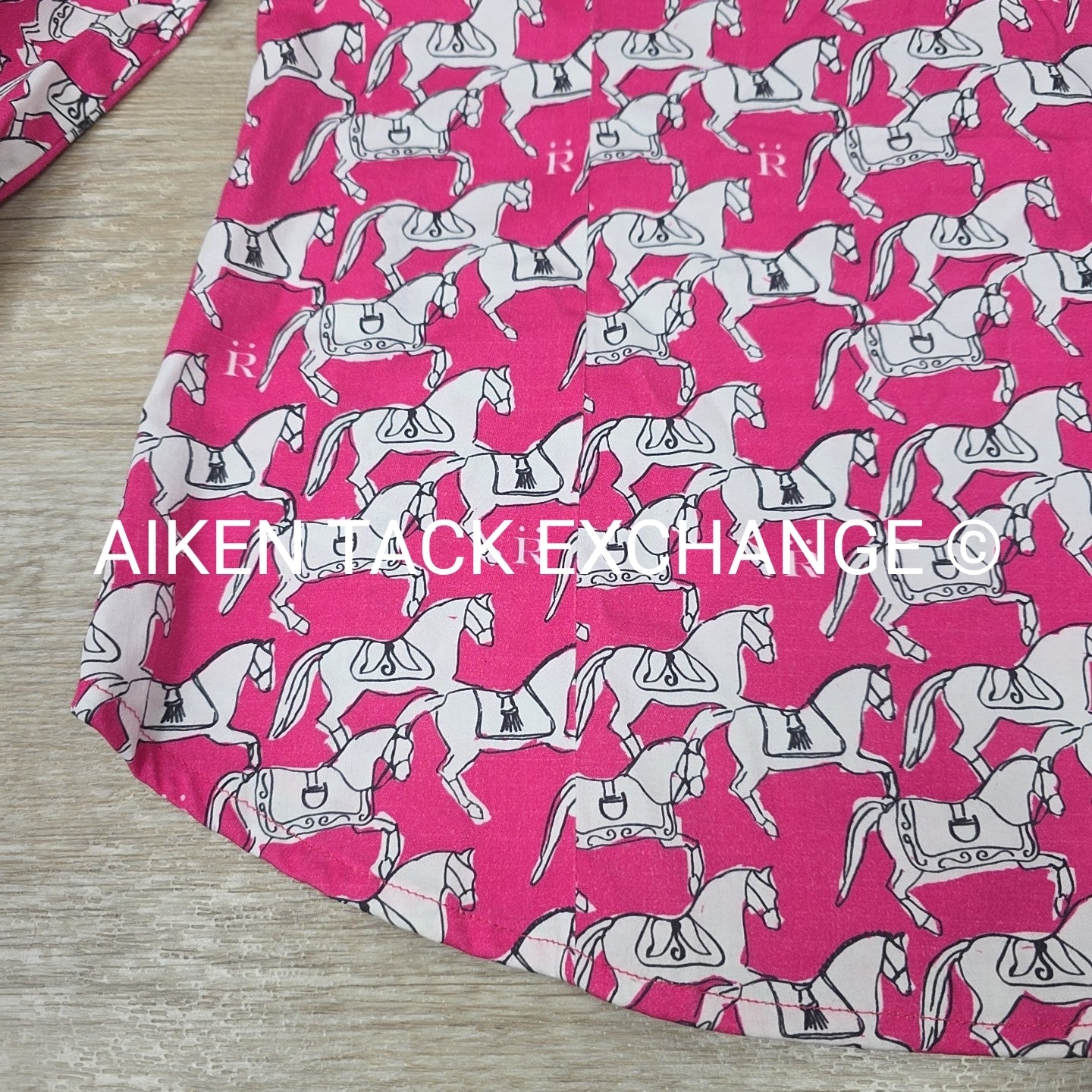 Ronner Horse Print Long Sleeve Top, Size 6