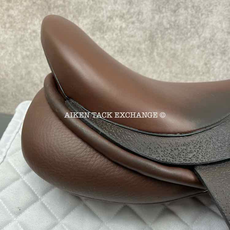 2021 Black Country GPX All Purpose Jump Saddle, 17" Seat, Wide Tree, Wool Flocked Panels