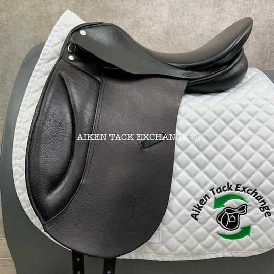 **SOLD** Jorge Canaves by Thornhill Vienna II Dressage Saddle, 18" Seat, 32 Tree - Medium, Wool Flocked Panels