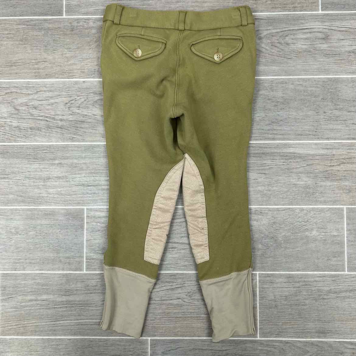 TuffRider Boys Petrol Knee Patch Breeches, Size 8