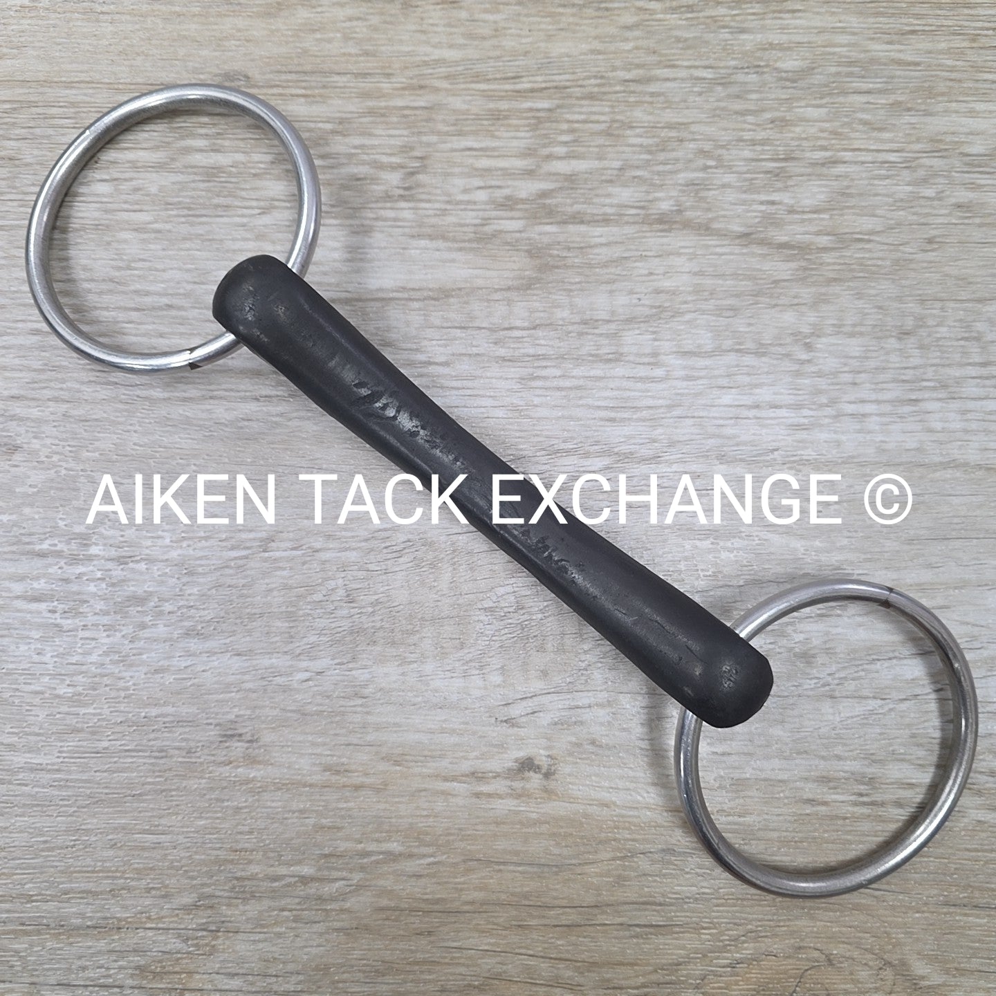 Hard Rubber Mullen Mouth Loose Ring Bit 5.25"