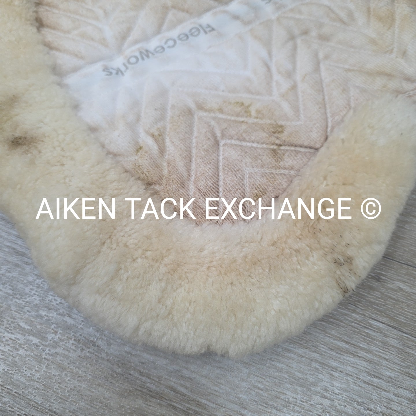 Fleeceworks Sheepskin Classic All Purpose Half Pad with Rolled Edges, Size Pony