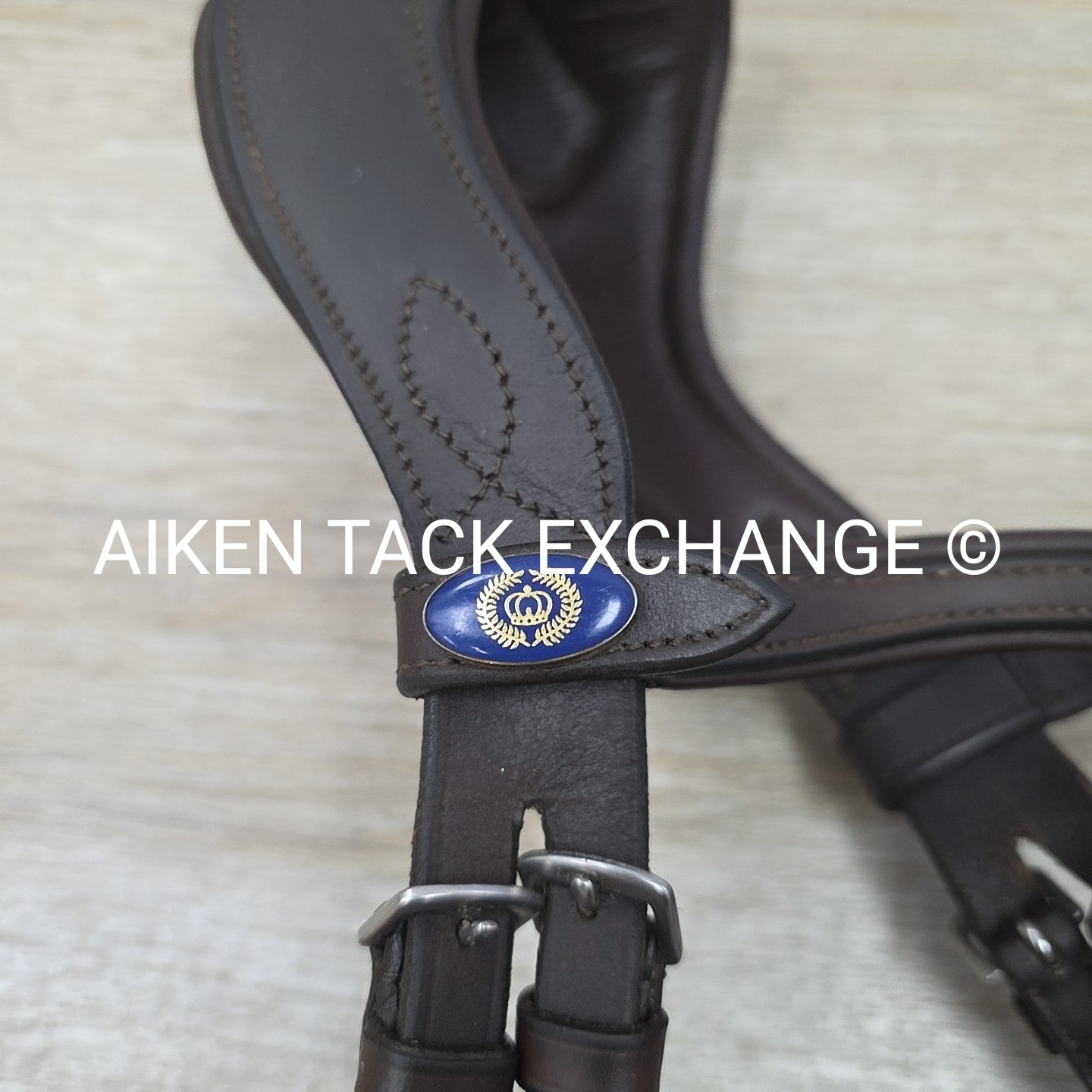 PS of Sweden Jump Off Anatomic Bridle, No Reins, Brown, Size Full