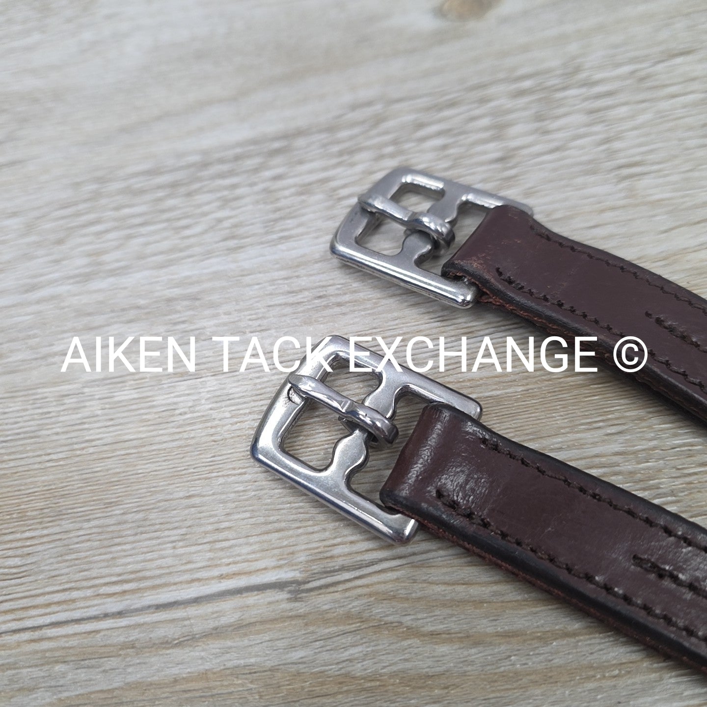 English Stirrup Leathers, Brown, Size 54"