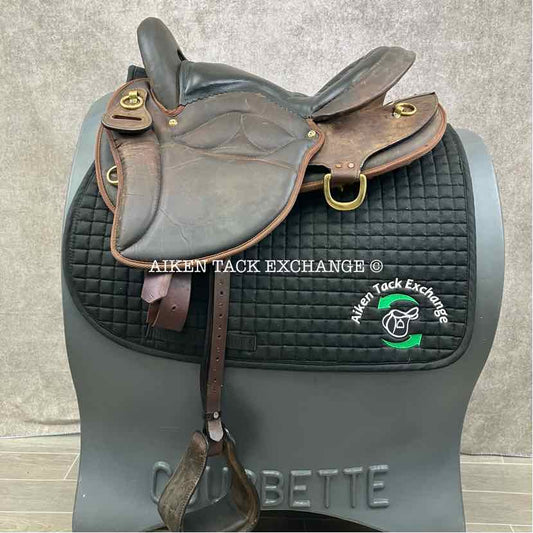 **SOLD** Silver Royal Lady Gait Endurance Saddle, 16" Seat, Regular Tree - Semi QH Bars