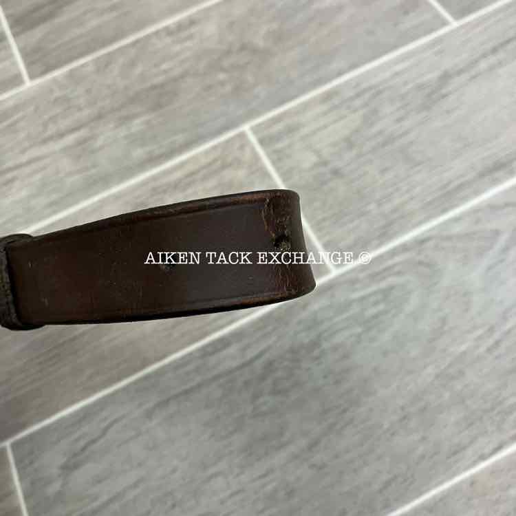 Ovation Elastic Flat Breastplate, Brown, Size Full