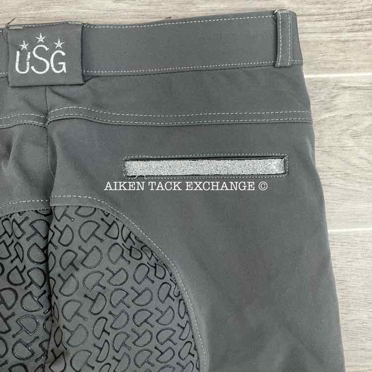 KL Select USG "Meghan" Silicone Grip Full Seat Breeches, Size 32