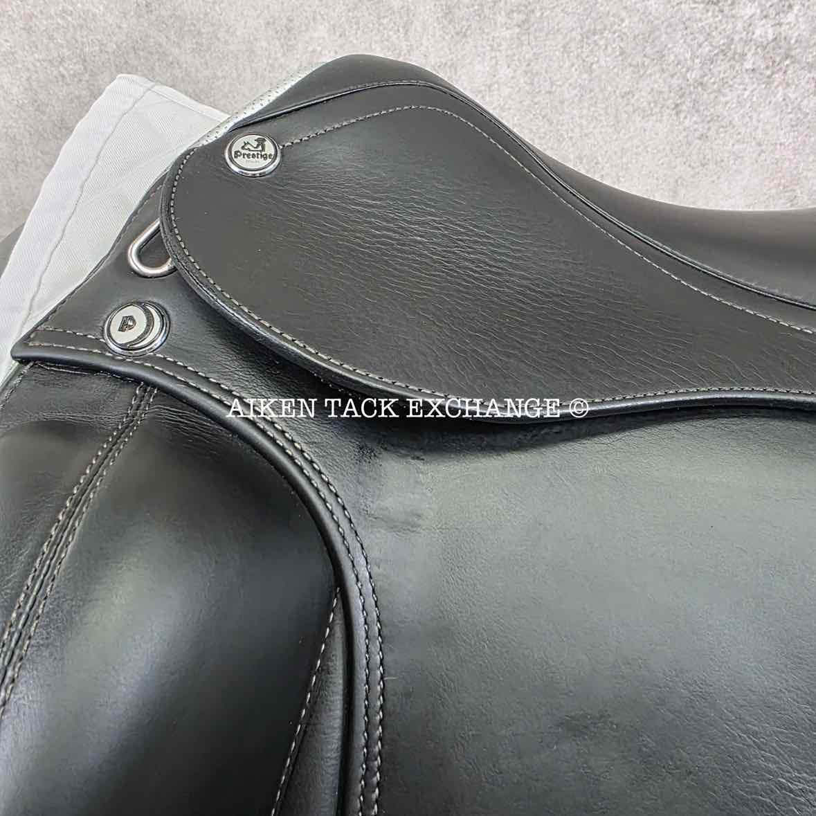 2021 Prestige Philosophy K CPS Monoflap Dressage Saddle, 18" Seat, 34 Tree - MW, Wool Flocked Panels
