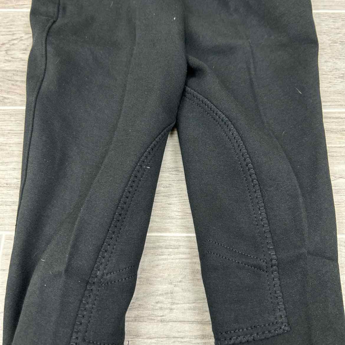 Eqituff Children's Knee Patch Breeches, Black, Size 6, Brand New
