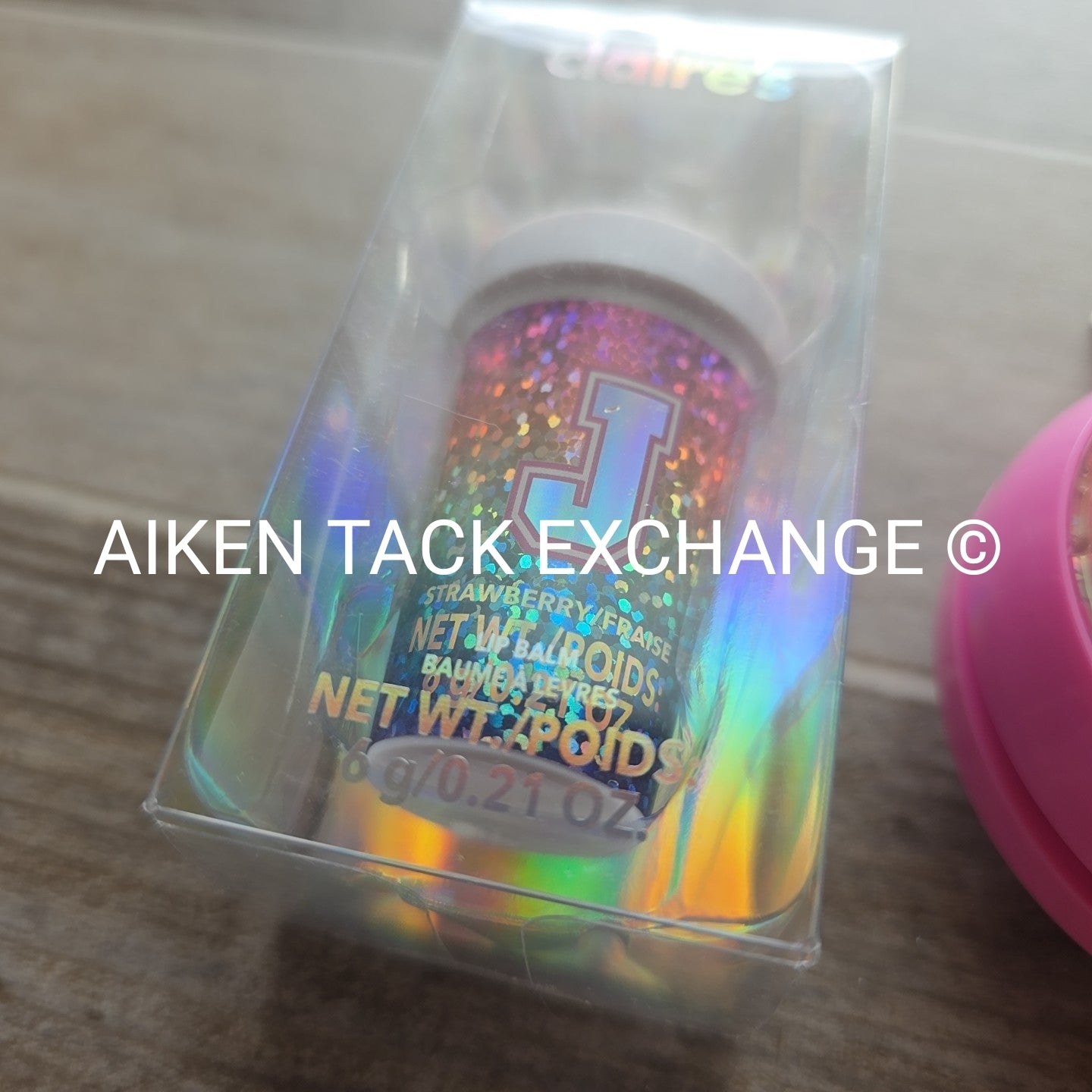 Claire's Lip Balm & Brush - Letter J