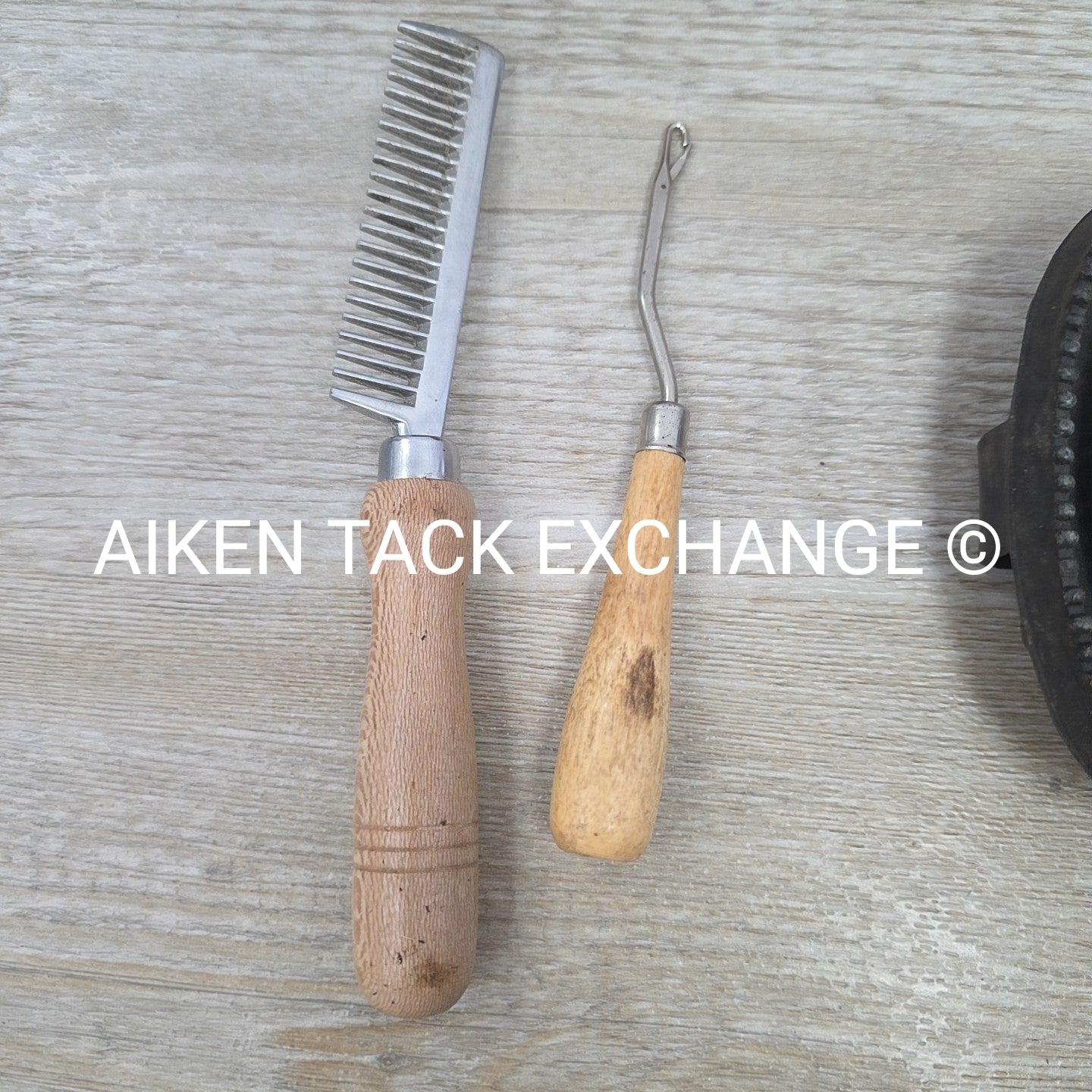BARGAIN BUNDLE: 2 Brushes, 2 Combs, Curry Comb, Hoof Pick, & Braiding Tools