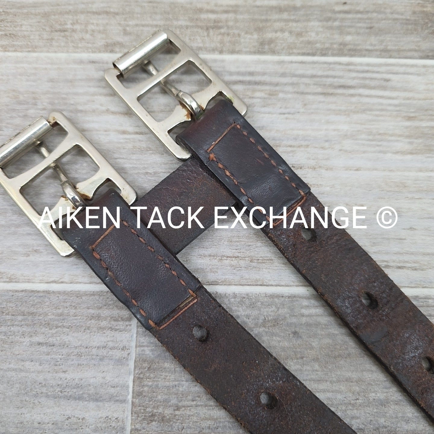 English Leather Girth Extender with Roller Buckles