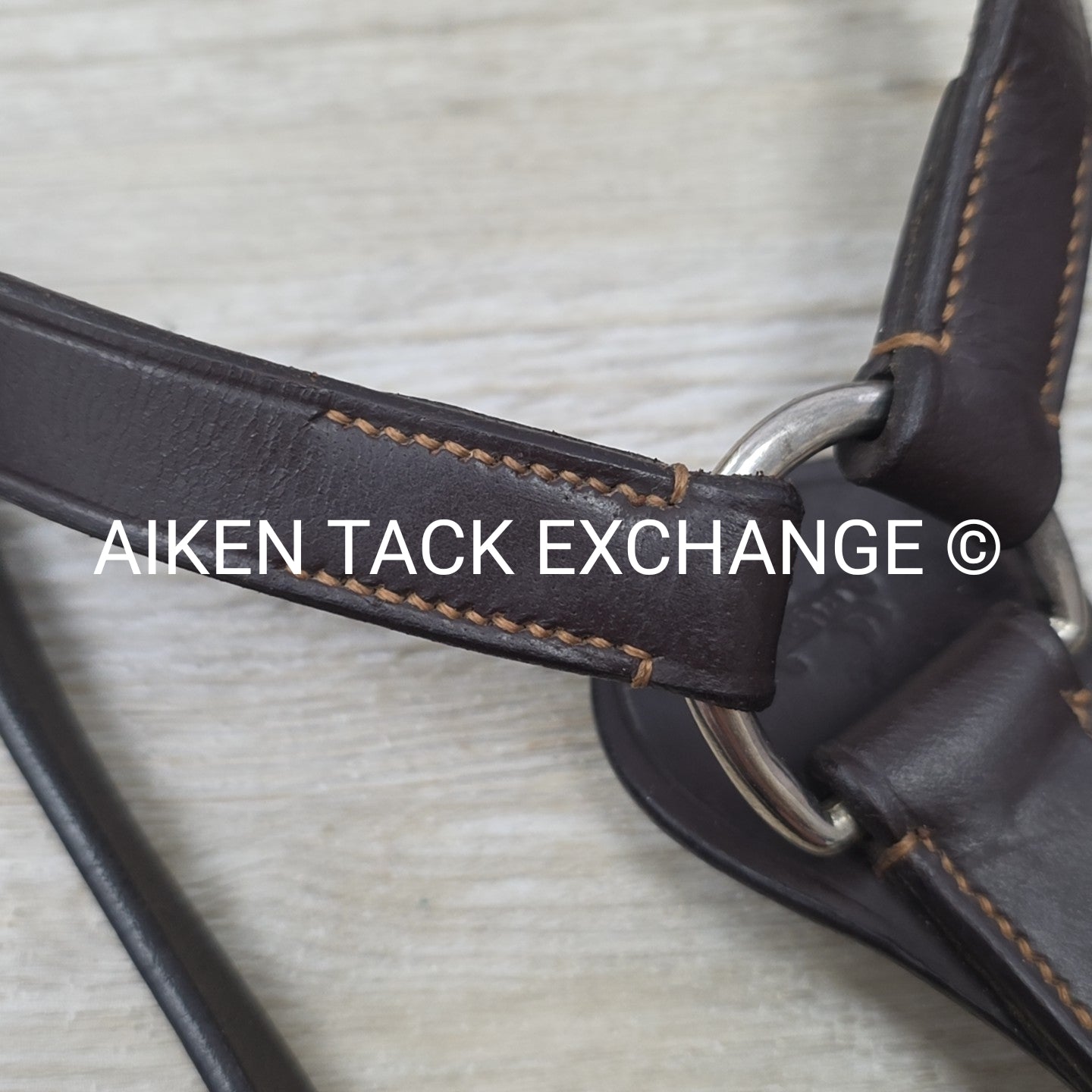 Bobby's English Silver Spur German Martingale Set, Brown, Warmblood (Oversize)