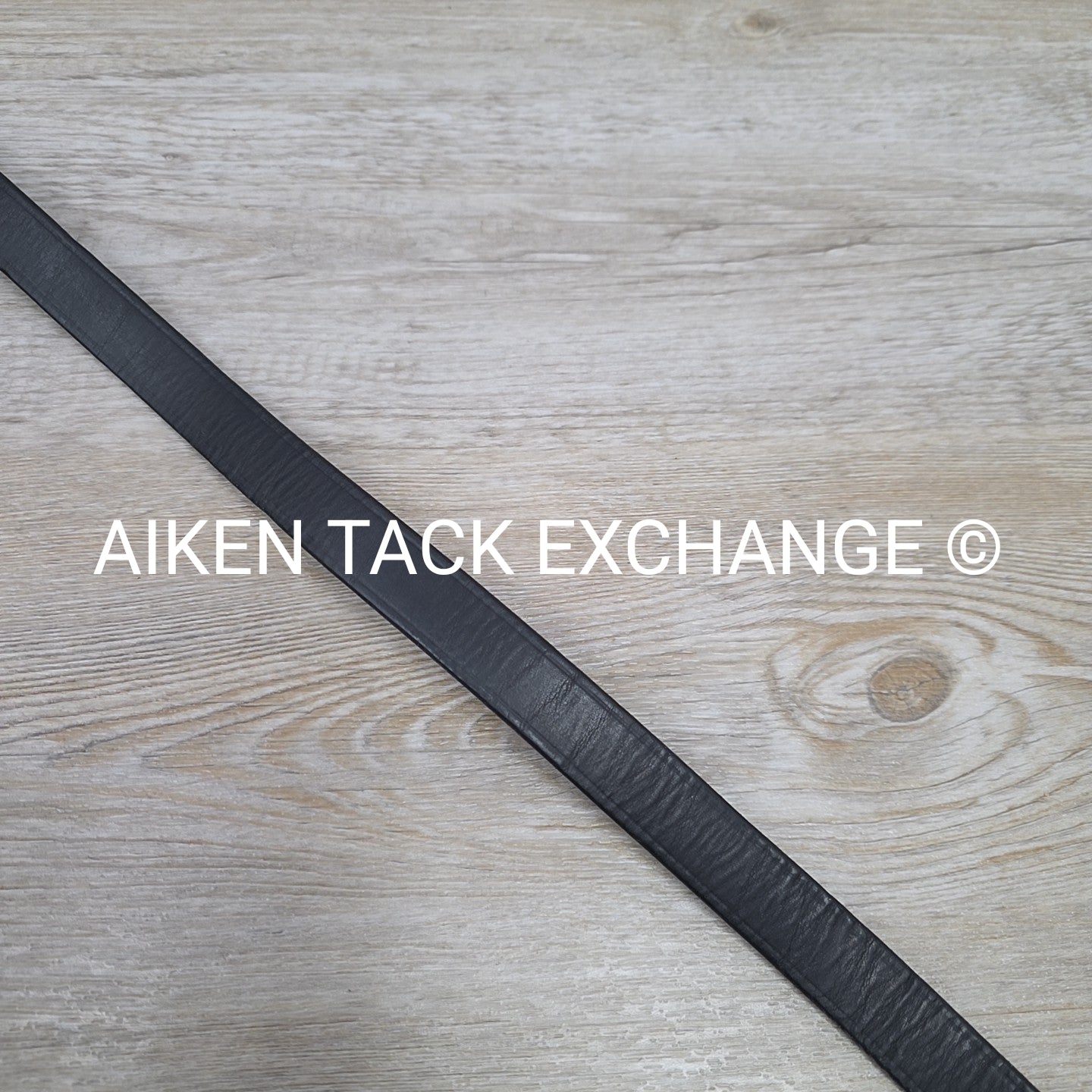 Nunn Finer Newmarket Leather Lead Shank, Black