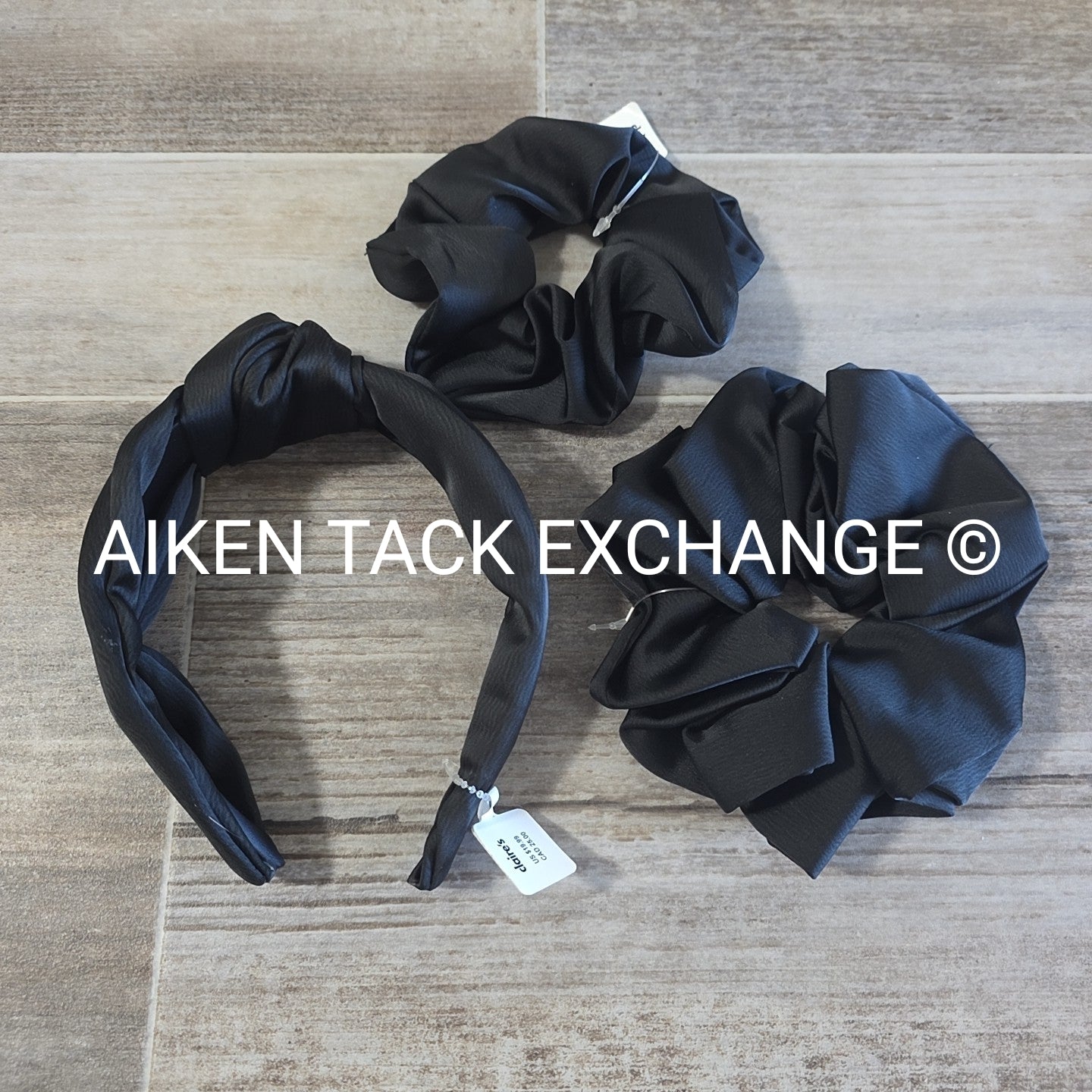 Claire's Hair Bundle - 2 Scrunchies, 1 Headband