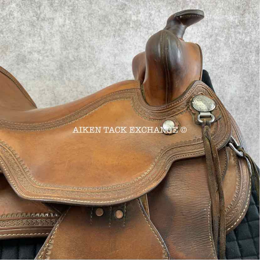 **SOLD** Ortho-Flex Western Saddle, 16" Seat, Wide Fit with Flex Panels