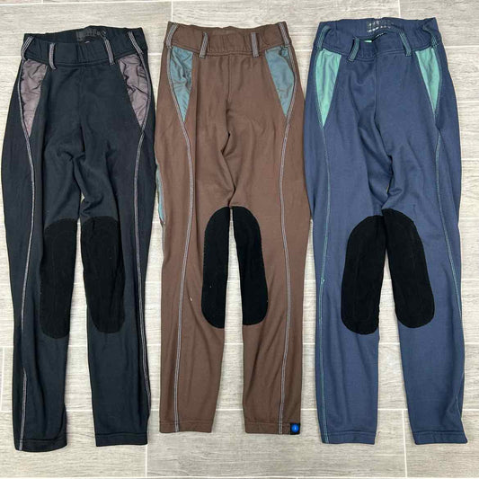 BARGAIN BUNDLE: 3 Pair Irideon Knee Patch Tights, Size Small