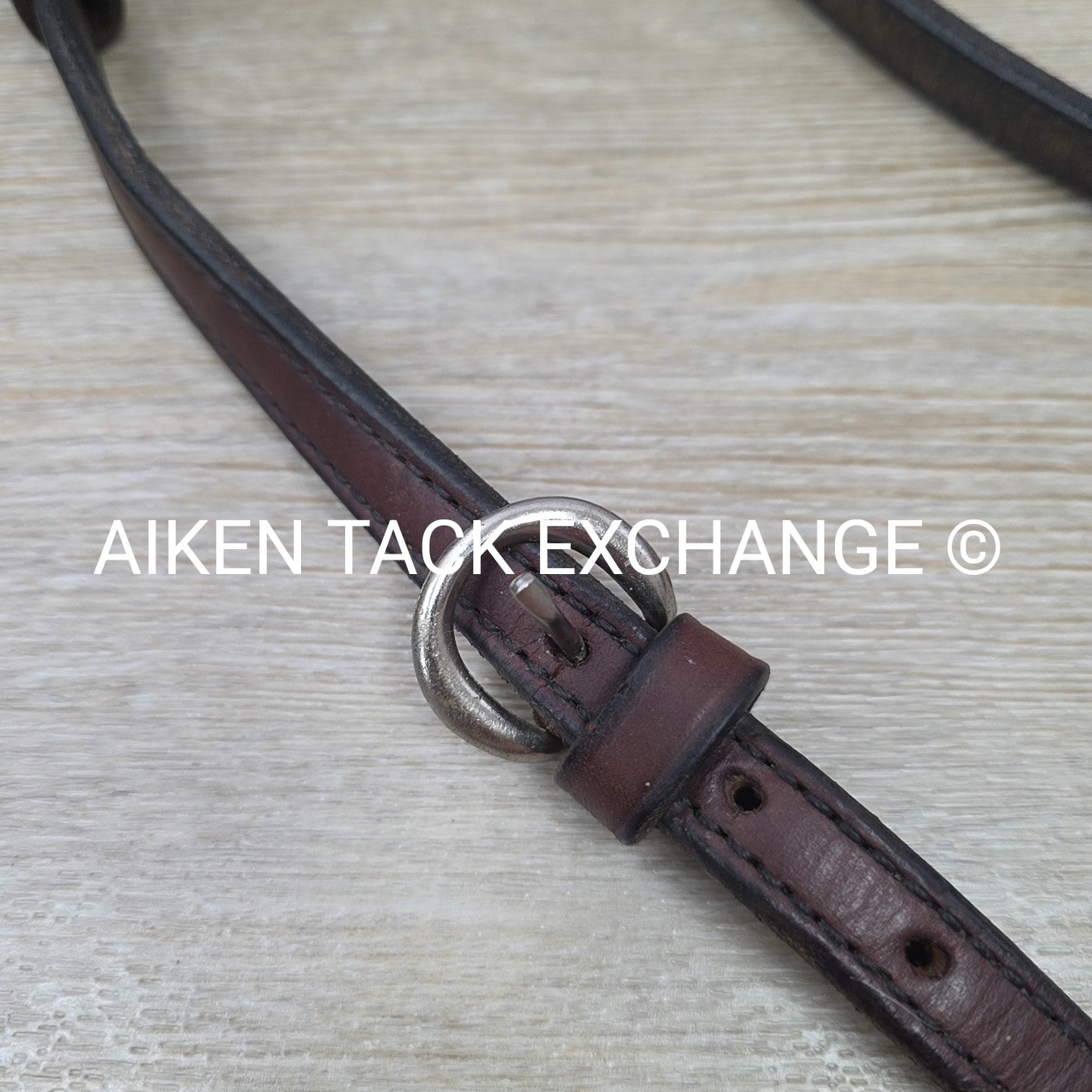 Tory Leather One Ear Headstall, No Reins, Brown, Size Full