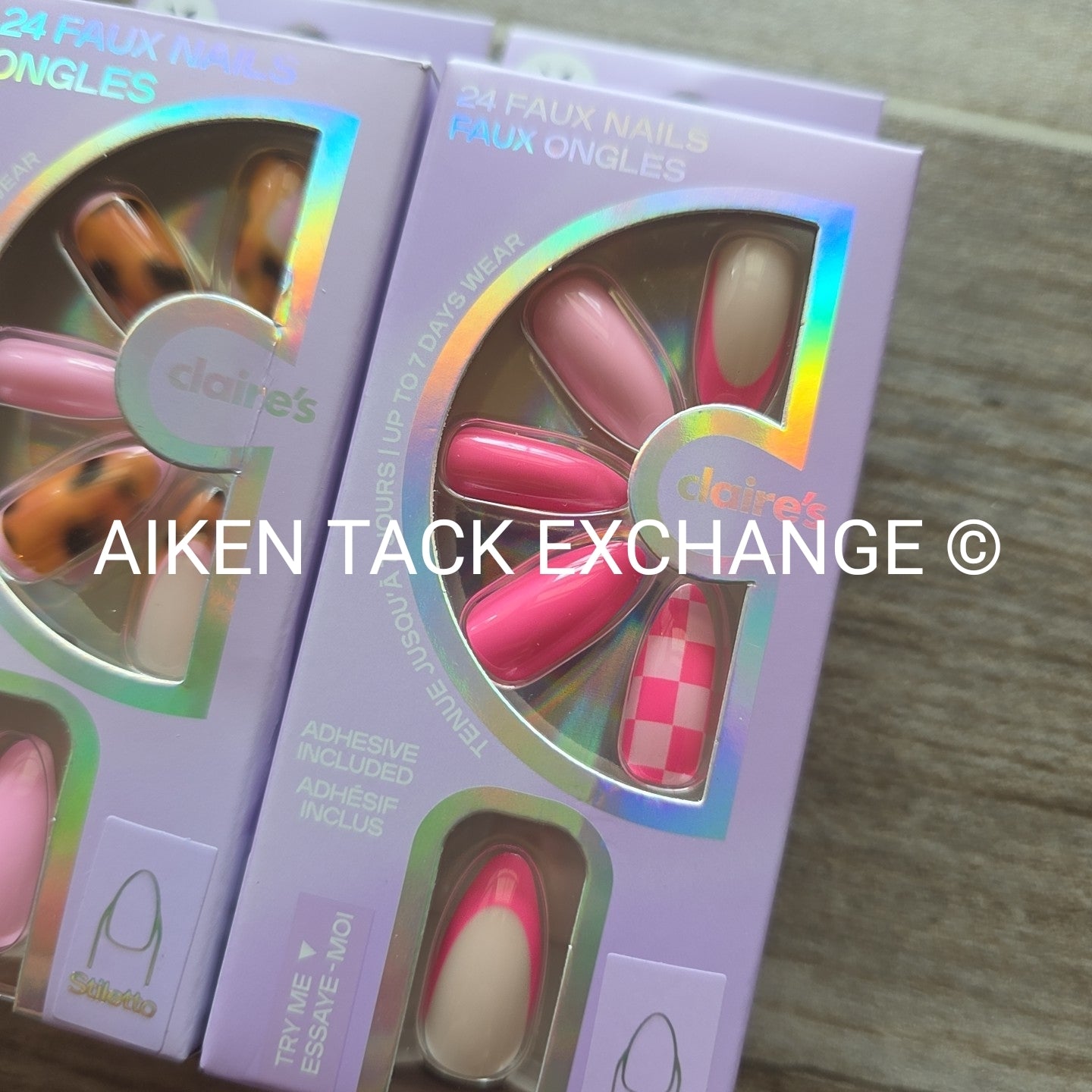 Claire's Press-On Nails (2 Sets) - 24 Count Each (48 Total)