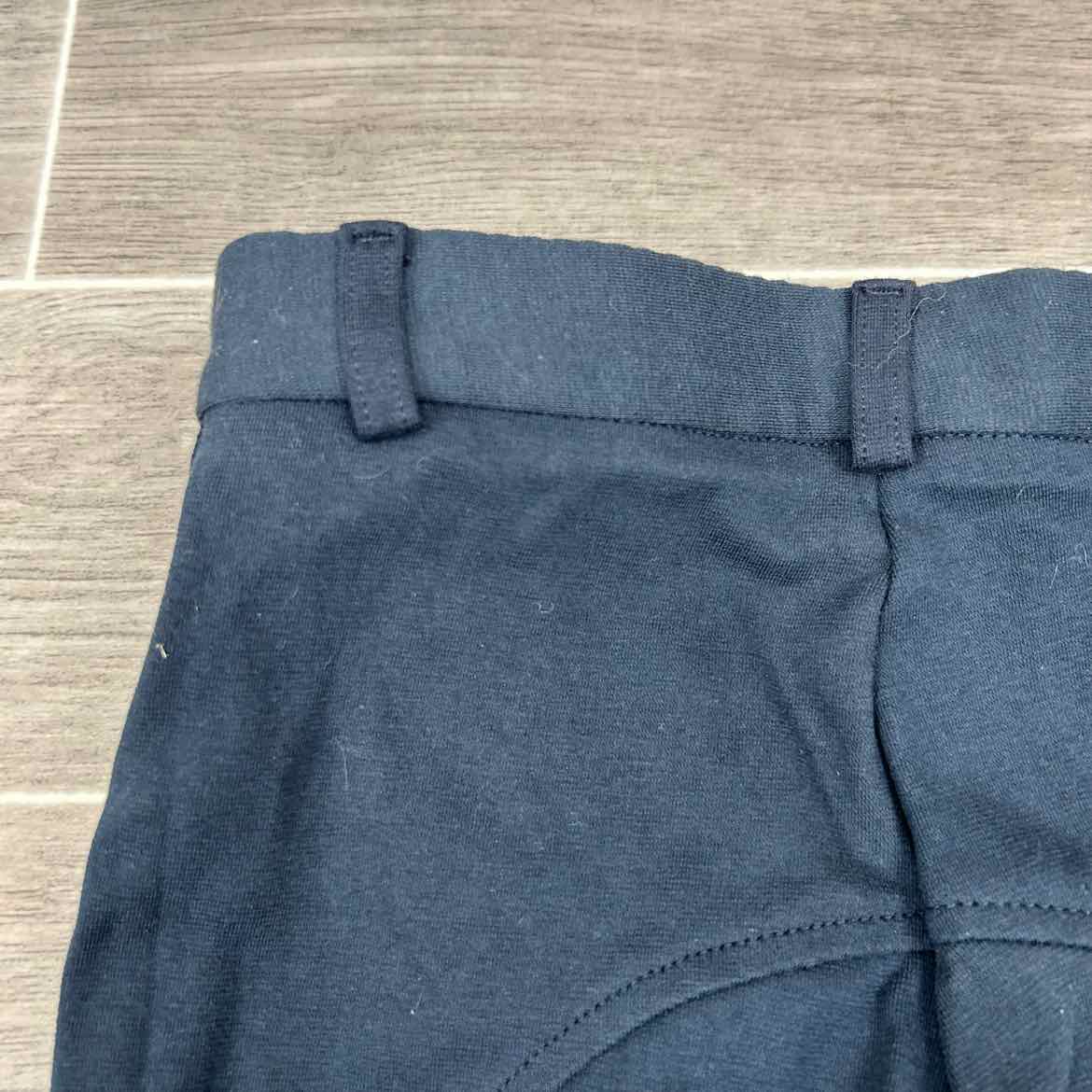 Eqituff Children's Knee Patch Breeches, Navy, Size 12, Brand New