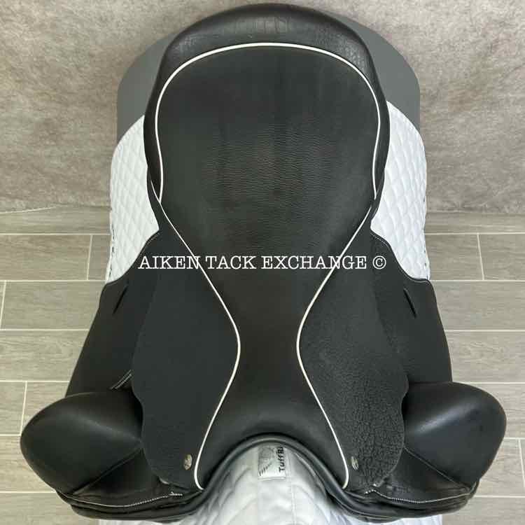 2023 Custom Saddlery Wolfgang Solo MKII Monoflap Dressage Saddle, 17.5" Seat, Adjustable Tree, Wool Flocked Panels