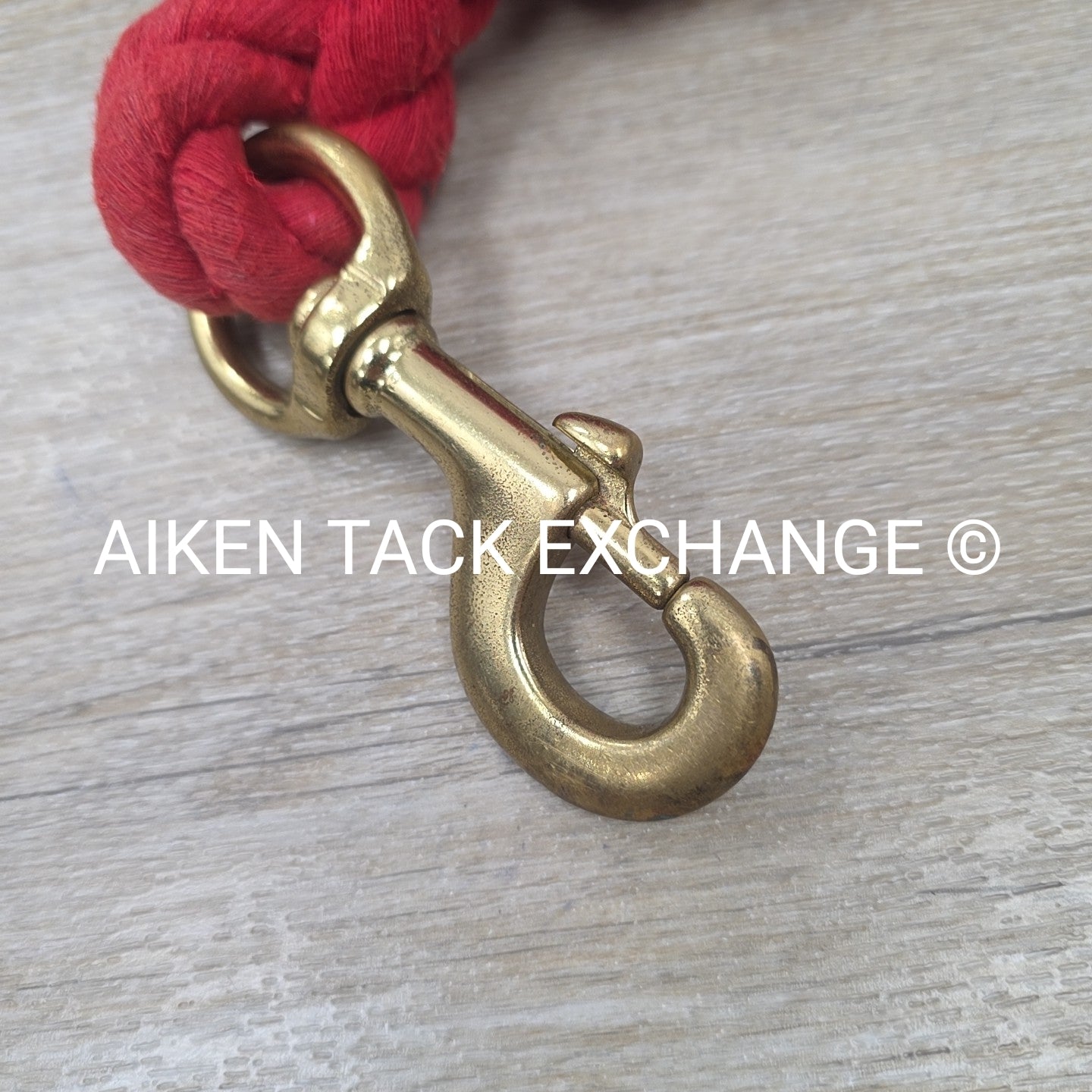 Cotton Lead Rope with Brass Snap