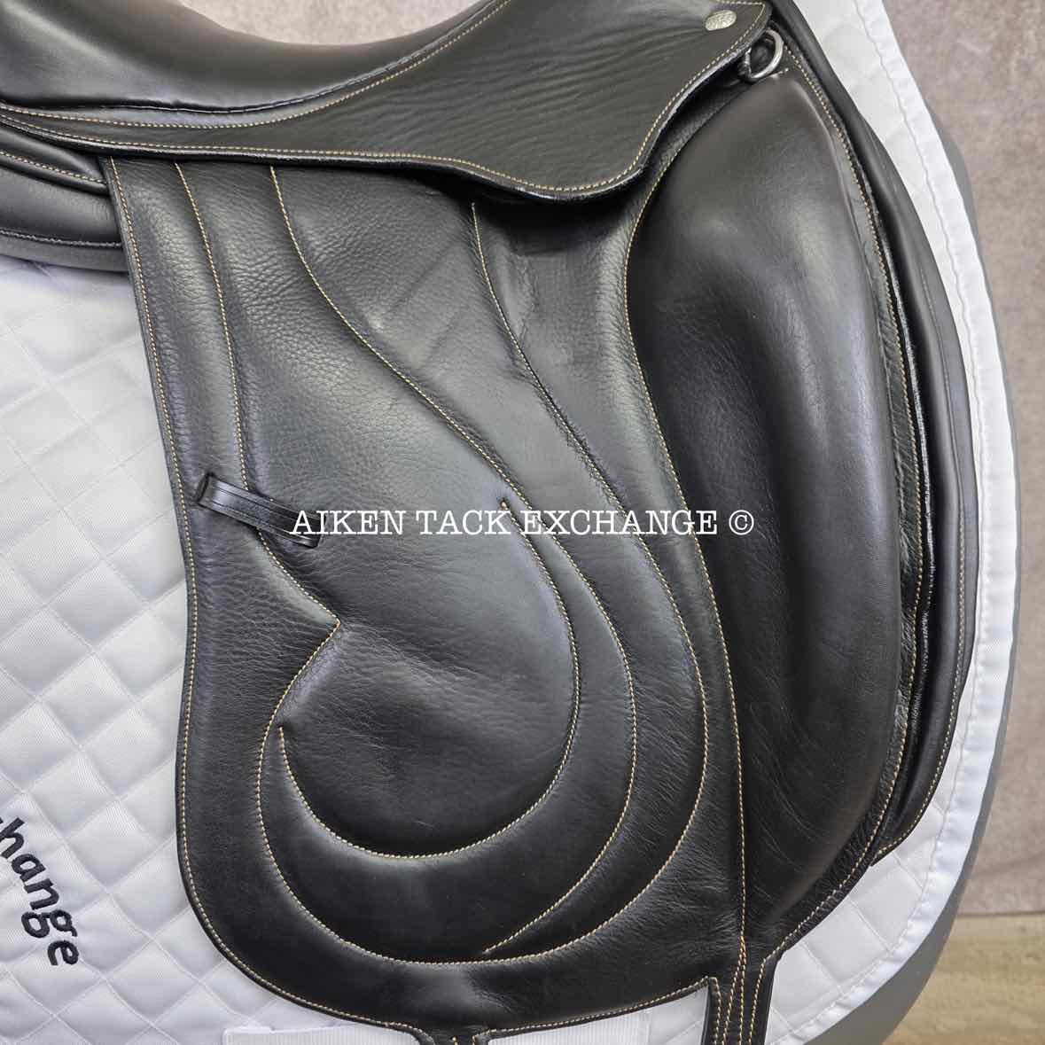 2015 GMD Germida Ratomka Piaffe Monoflap Dressage Saddle, 16.5" Seat, Wide Tree, Foam Panels