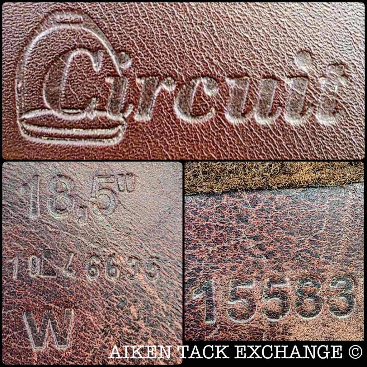 Circuit by Dover Saddlery Jump Saddle, 18.5" Seat, Wide Tree, Foam Panels