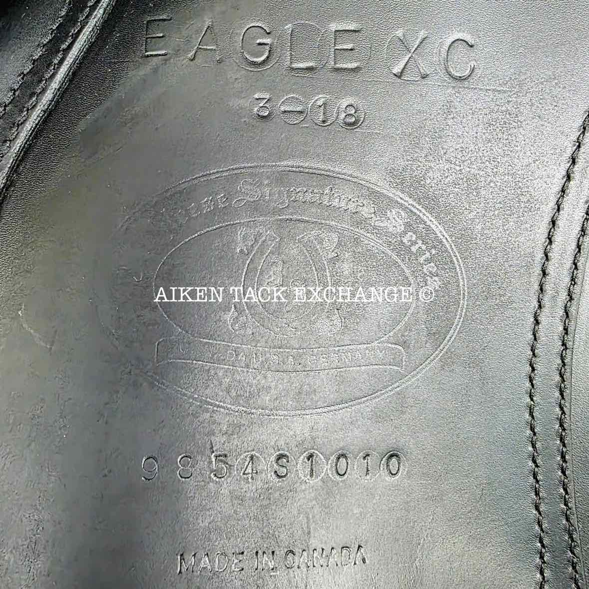 **On Trial** 2010 Schleese Eagle XC Monoflap Jump Saddle, 18" Seat, Adjustable AdapTree, Wool Flocked Panels