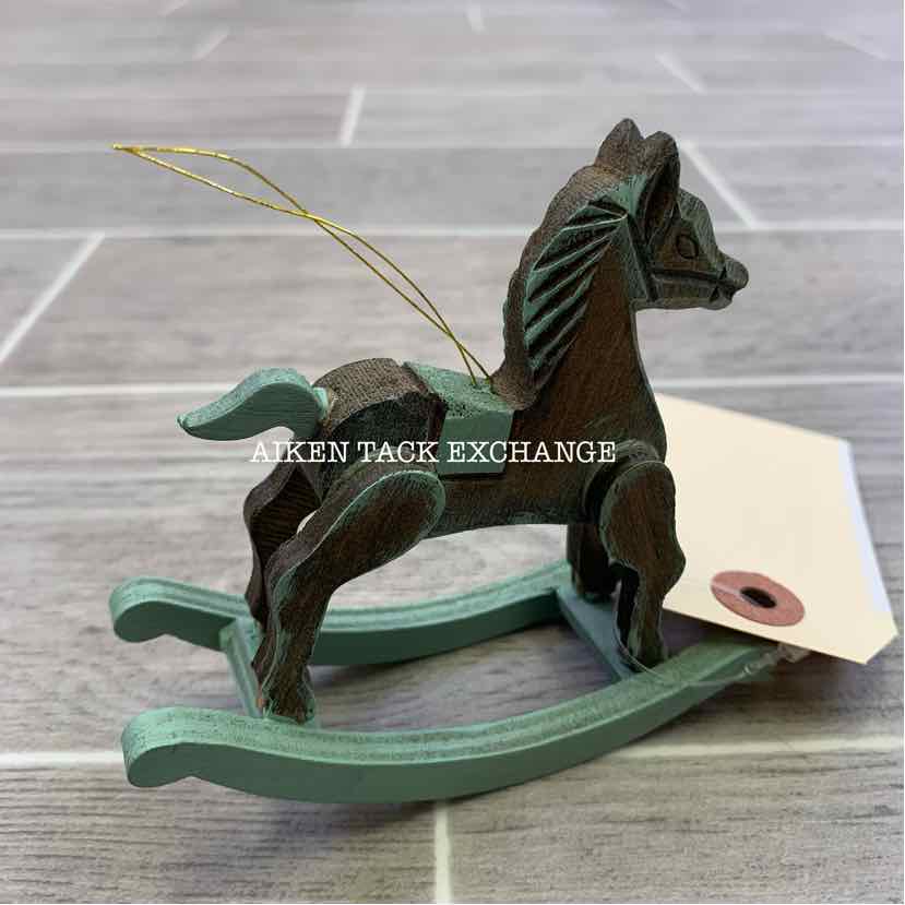 Wooden Rocking Horse Ornament