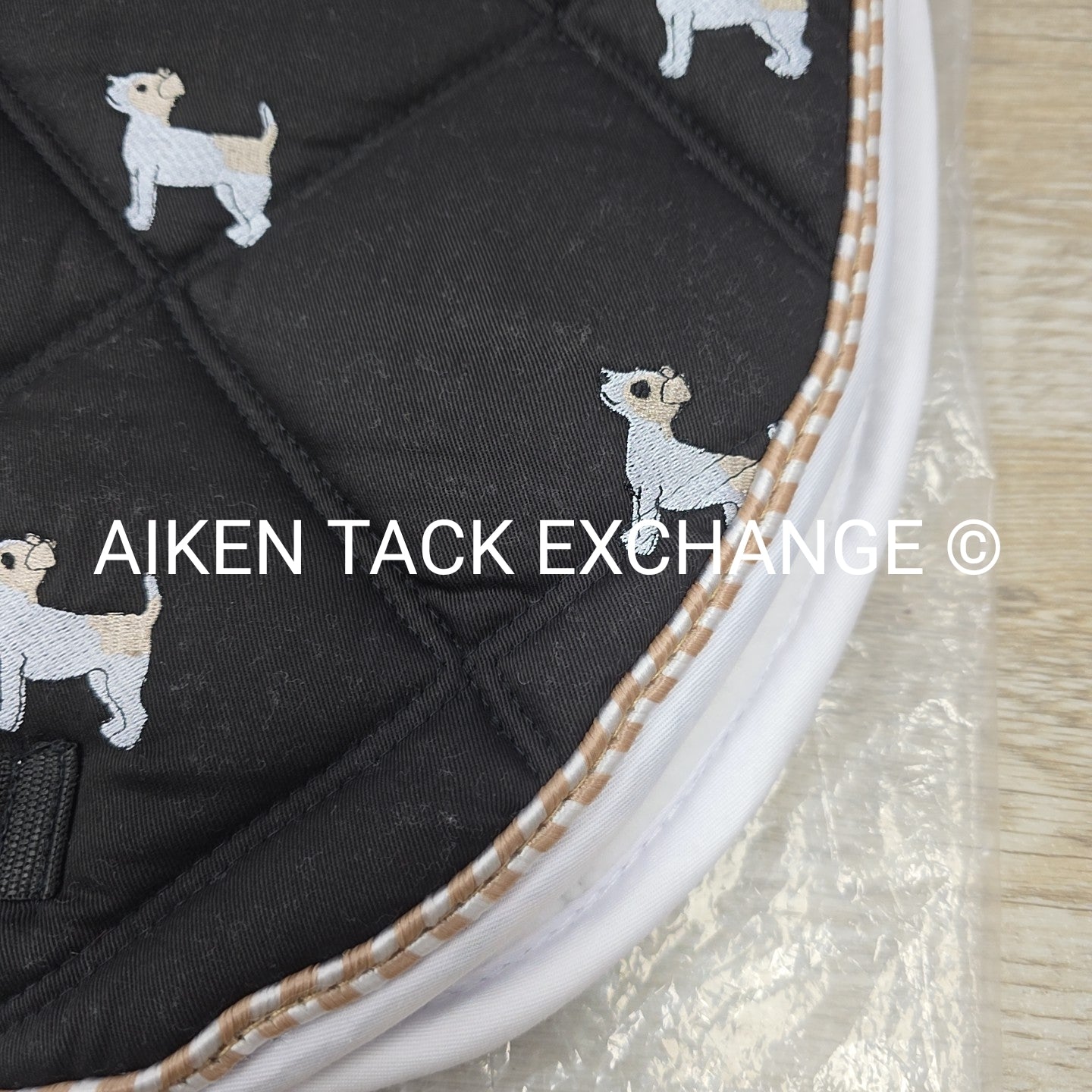 Lettia Jack Russell Embroidered All Purpose Saddle Pad