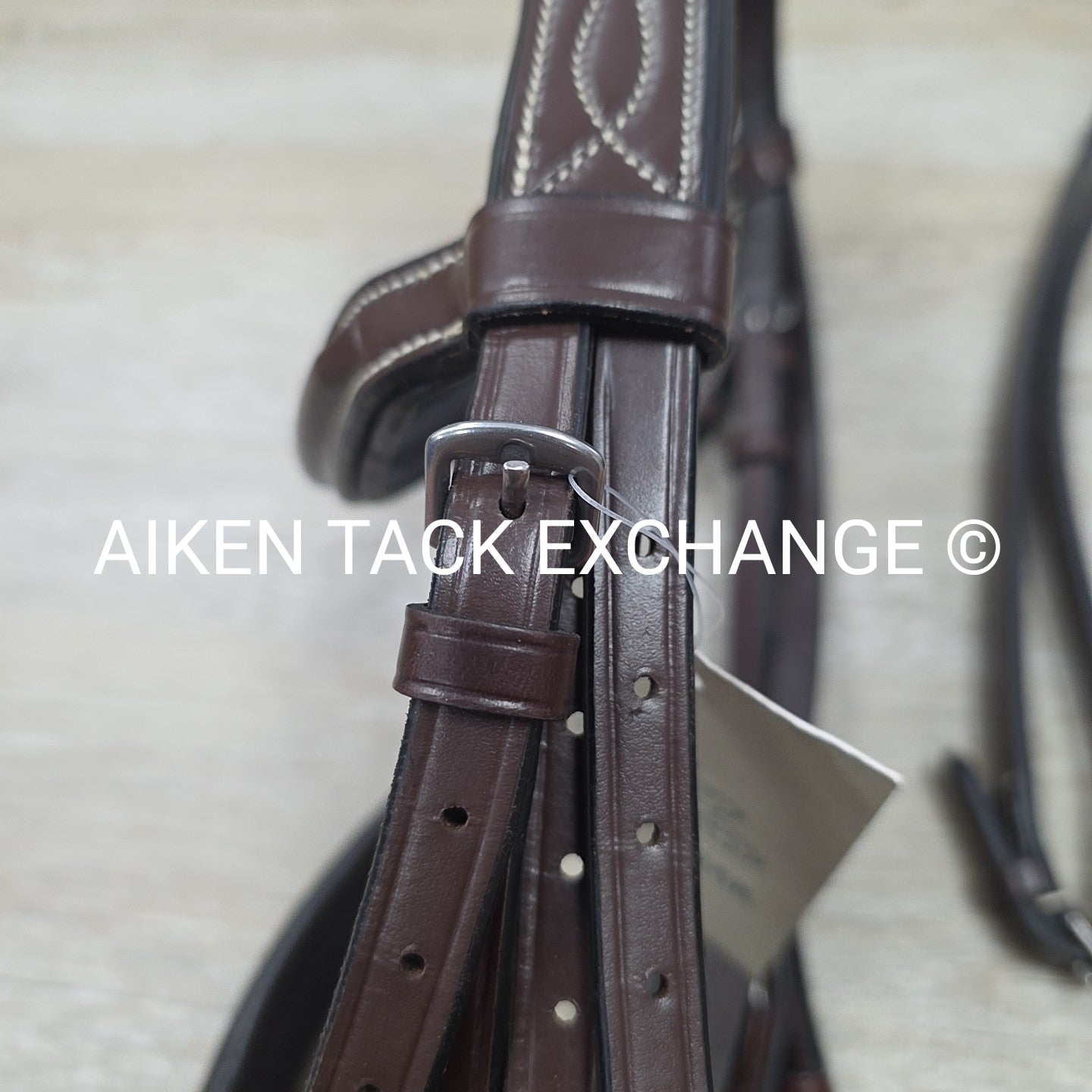 KL Select Black Oak Laurel Bridle with Matching Reins, Size Cob