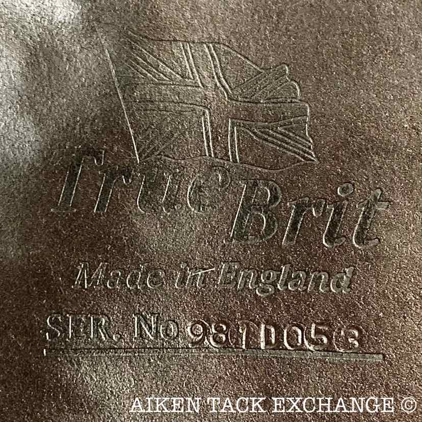 True Brit All Purpose Jump Saddle, 17" Seat, Medium Tree, Foam Panels