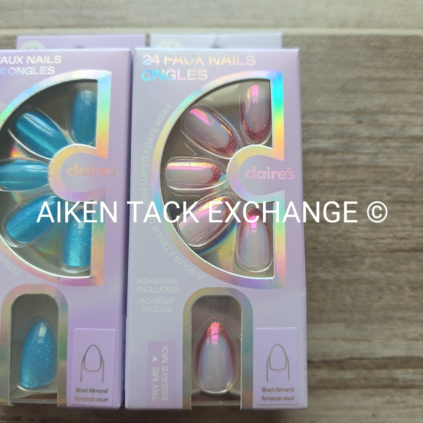 Claire's Press-On Nails (2 Sets) - 24 Count Each (48 Total)