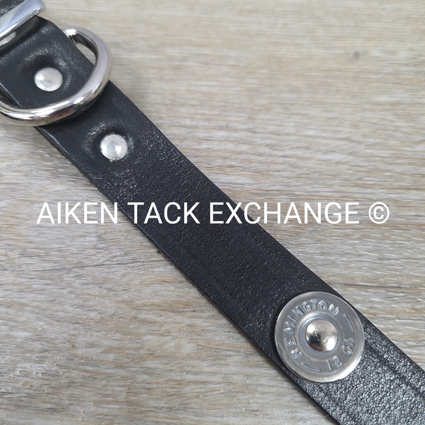 Leather Remington Dog Collar, 15" - 19"