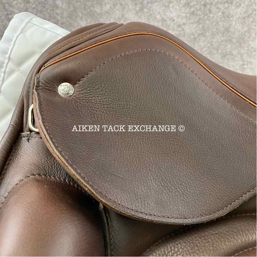 2021 Custom Saddlery Everest Monoflap Dressage Saddle, 18" Seat, Short Flap, Adjustable Tree, Wool Flocked Panels