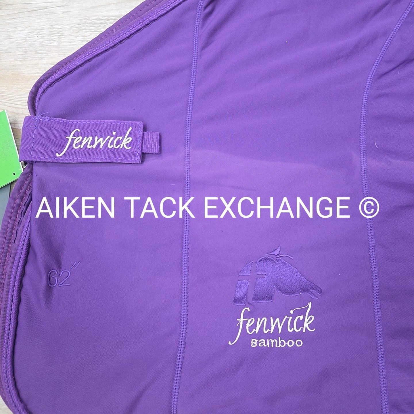 **CLEARANCE** Fenwick Equestrian Therapeutic Bamboo Cooler, Purple, 62"